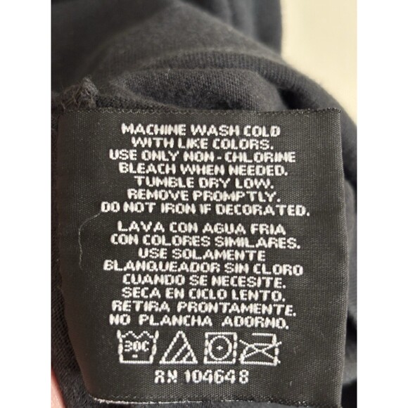 VTG Y2K 90s Distressed 00s STARTER Mens 3X XXXL Embroidered Logo Black T Shirt - Picture 4 of 8